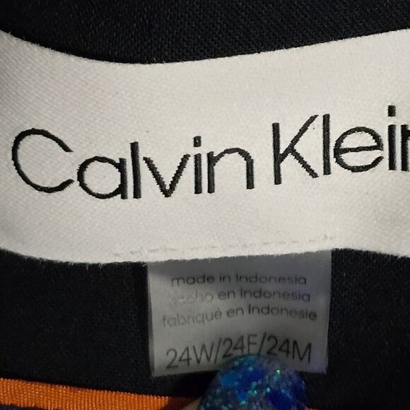 Calvin Klein Plaid Tweed Academia Faux Pocket Blazer Jacket Plus Size 24‎ W New! - Picture 13 of 13